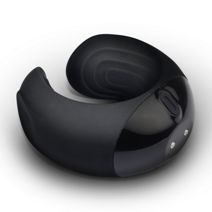 Echo - Vibrating C-Shape Masturbator - Black