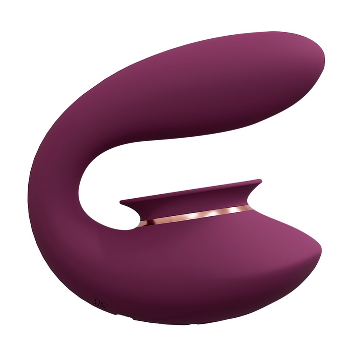 Twitch 3 - Rechargeable Vibrator and Suction - Burgundy