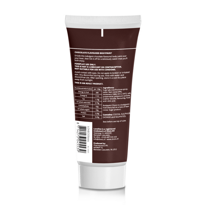 Bodypaint - Chocolade - 3.4 oz / 100 gr