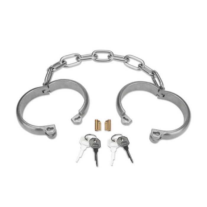 Heavy Duty Hand Cuffs - Silver