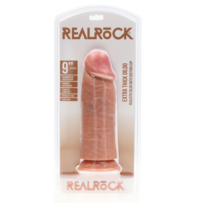 Extra Thick Straight without Balls 9 / 23 cm - Flesh