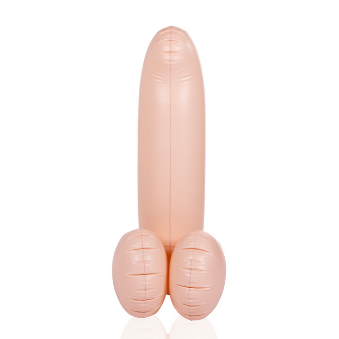 Opblaasbare penis - 32''/ 80 cm - Nude