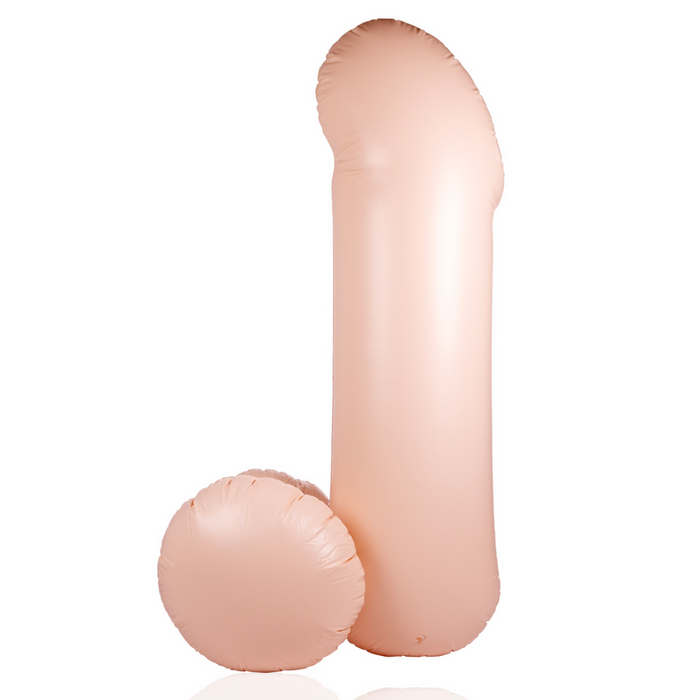 Opblaasbare penis - 55''/ 140 cm - Nude