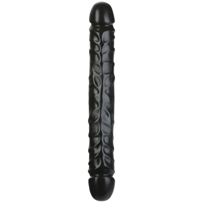 Jr. Veined Double Header - Dildo with Double Ends - 12 / 30 cm