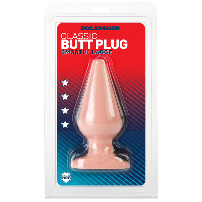 Classic Butt Plug - Large - Flesh