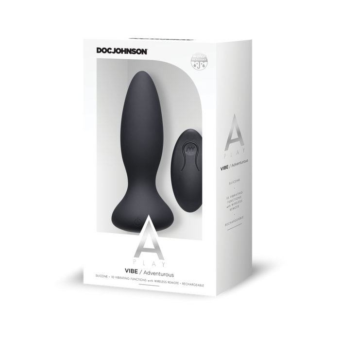 Vibe - Avontuurlijke Silicone Anale Plug met Afstandsbediening