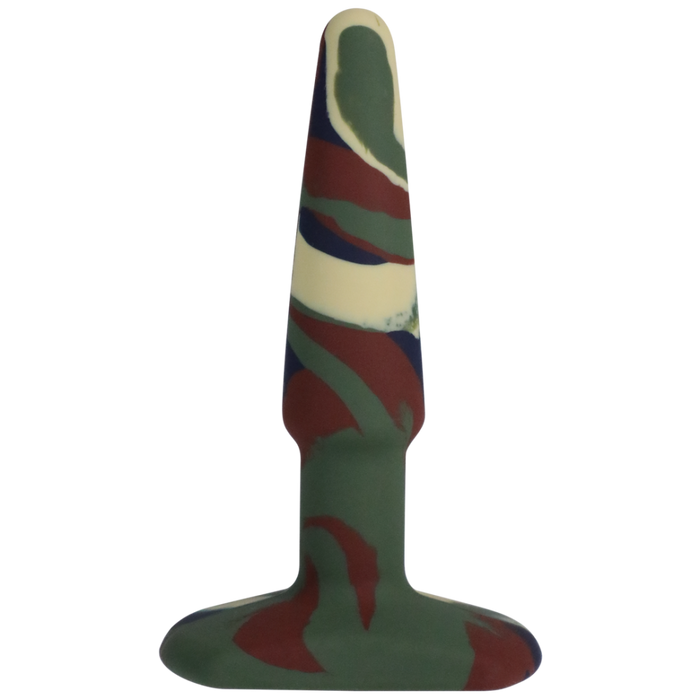 Groovy - Silicone Anal Plug - 4 / 10 cm - Camouflage