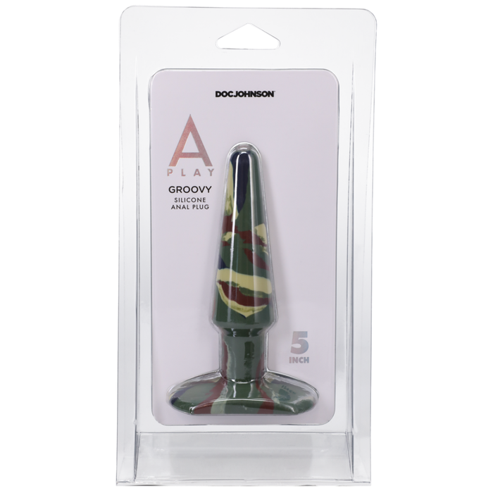 Groovy - Silicone Anal Plug - 5 / 12 cm - Camouflage