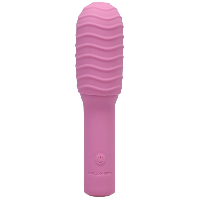 Elite - Mini Vibrator with Interchangeable Attachment - 4 / 10 cm