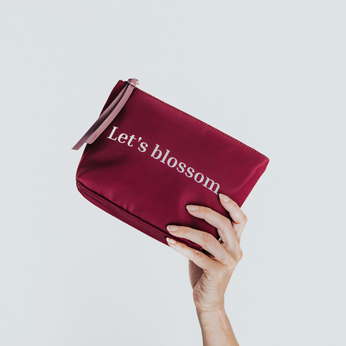 Let's Blossom - Pouch - Purple