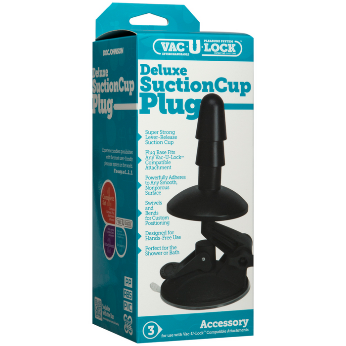 Deluxe Suction Cup Plug Accessory - 2 Pieces