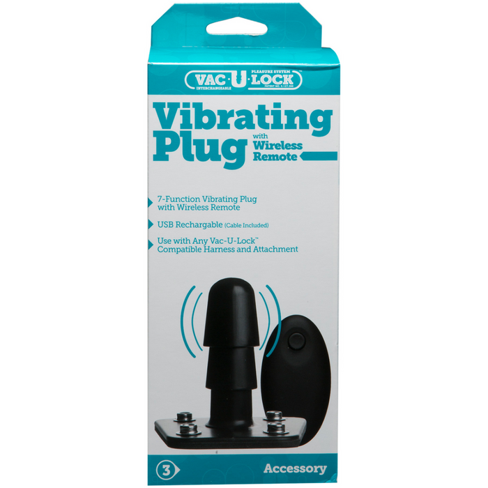 Vibrating Plug with Wireless Remote Control