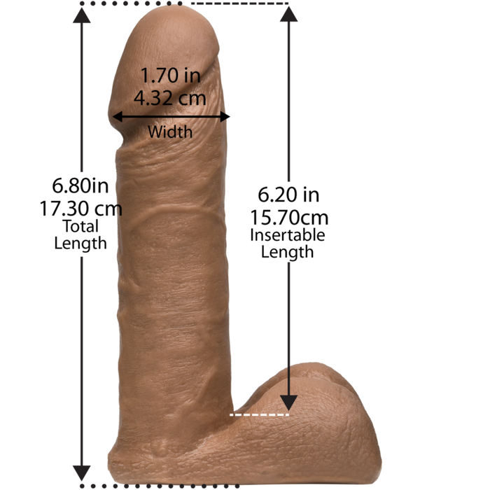 UR3 Cock - 6 / 16 cm - Brown