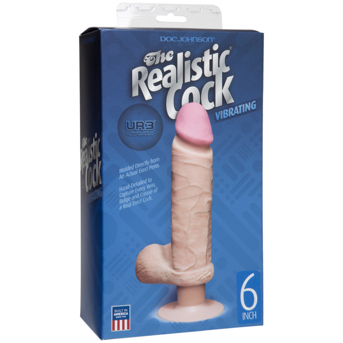 Vibrerende Dildo met Ballen - 6 / 15 cm