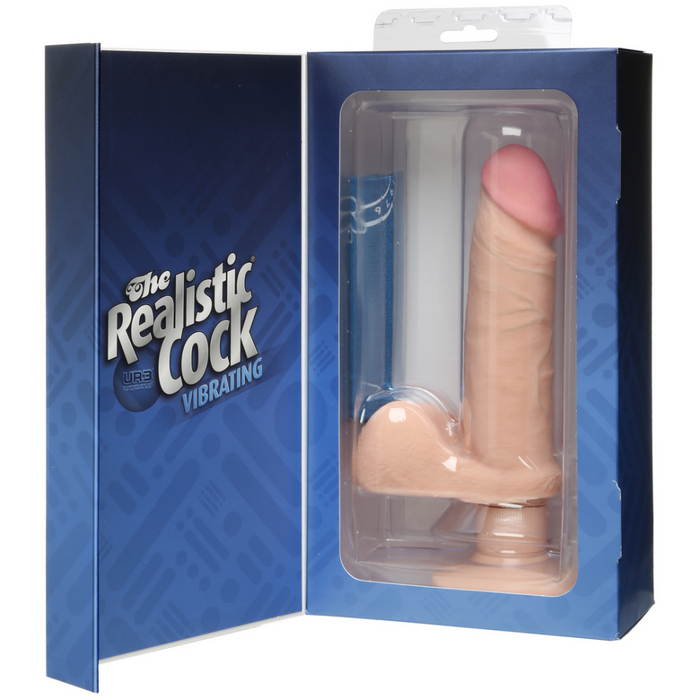 Vibrerende Dildo met Ballen - 6 / 15 cm