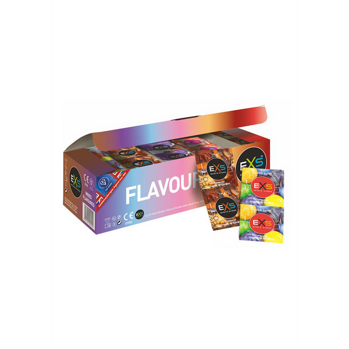 EXS Mixed Flavors - Condoms - 144 Pieces