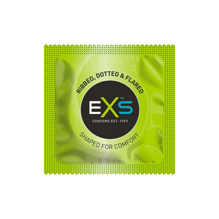 EXS 3 in 1 - Ribbed, Dotted and Flared - Condoms - 144 Pieces