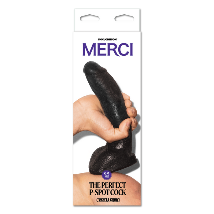 The Perfect P-Spot Cock - 9.5 / 24 cm - Black