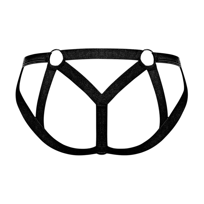 Strappy Ring Jock - S/M - Black