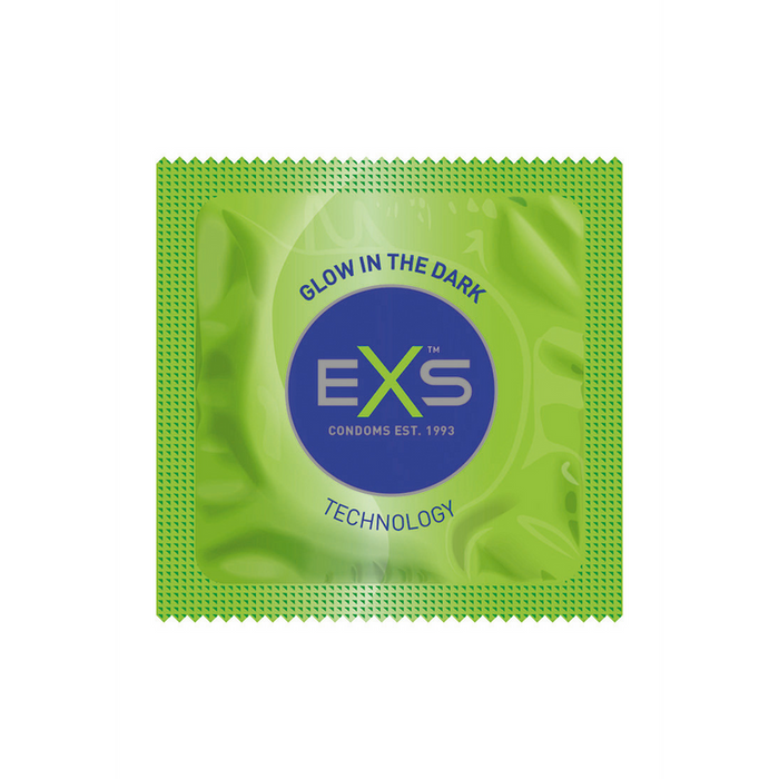 EXS Glow - Condoms - 3 Pieces