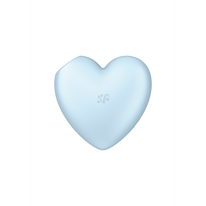 Cutie Heart - Air Pulse Stimulator and Vibration - Blue