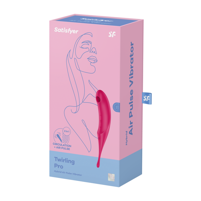 Twirling Pro - Tip Vibrator with App - Red