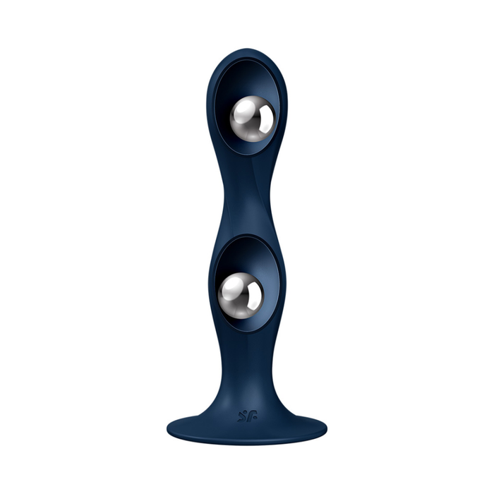 Double Ball-R - Weighted Dildo - Dark Blue