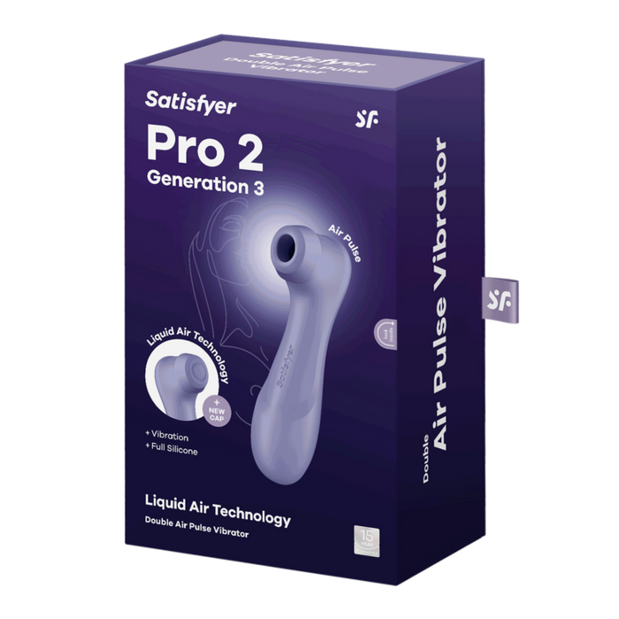 Pro 2 Generation 3 - Double Air Pulse Vibrator - Liquid Air - Lila