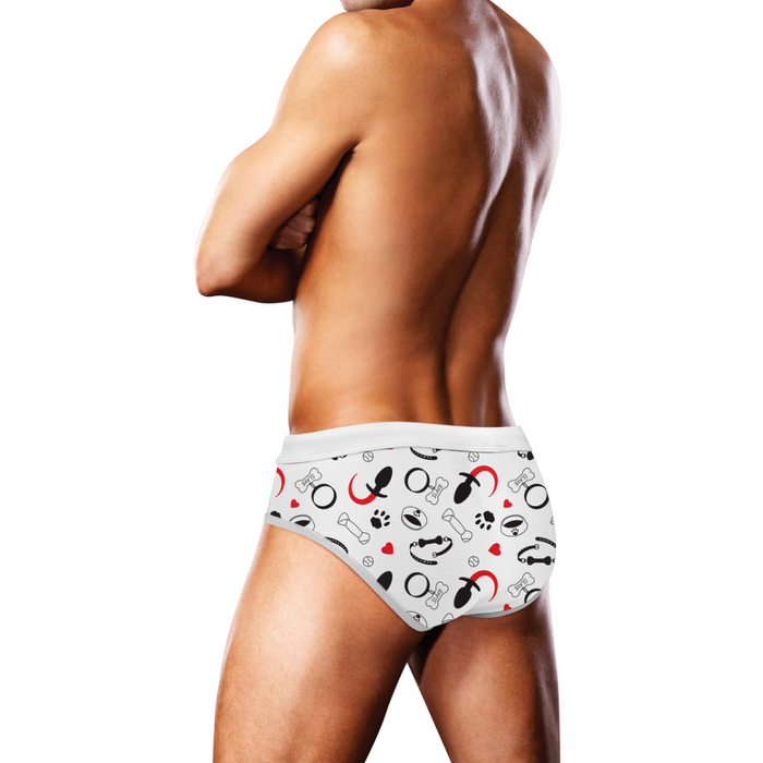 Swim Brief Puppie Print - S