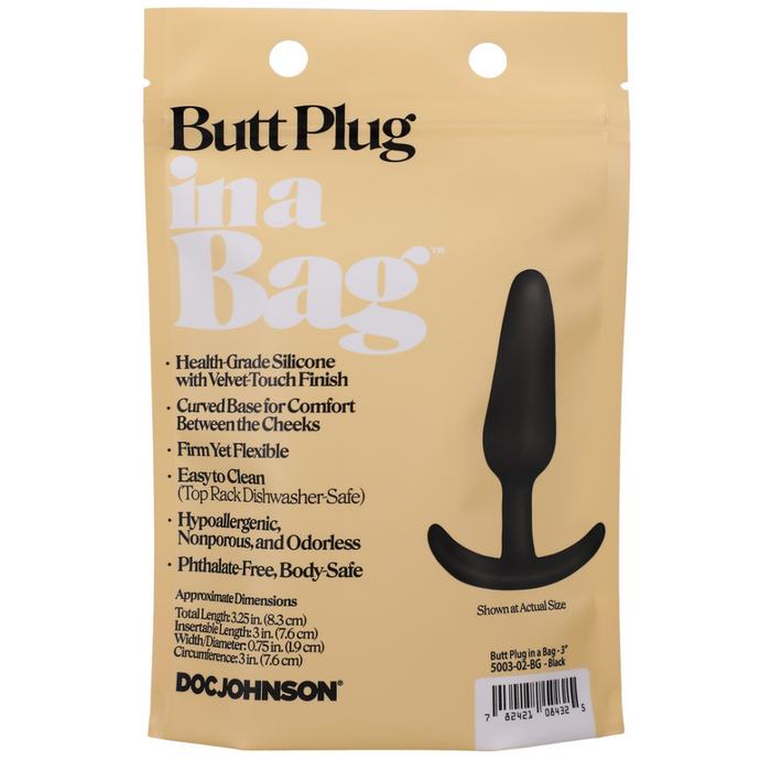 Butt Plug - 3'' / 8 cm