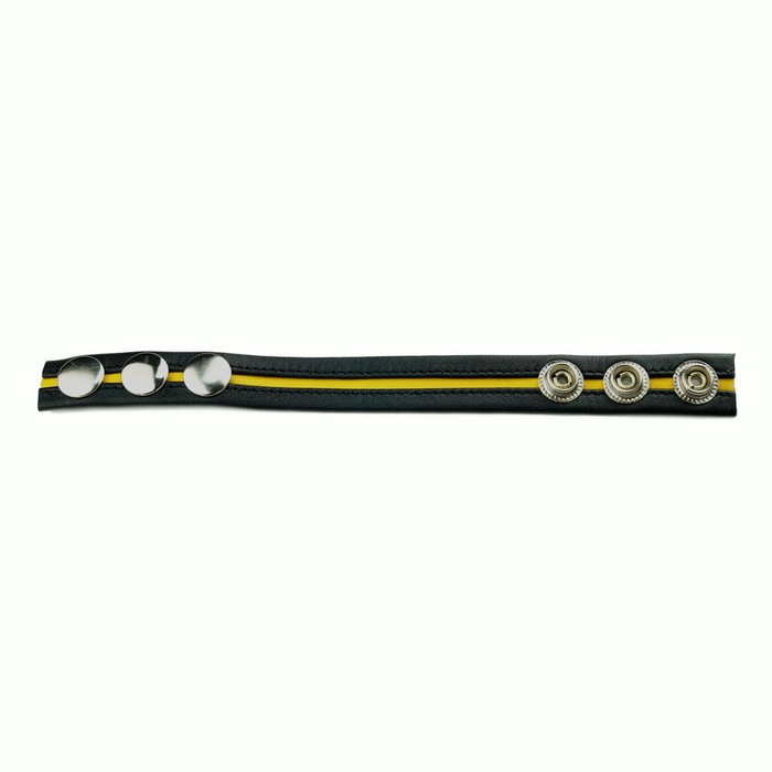 Cock Strap - Black/Yellow