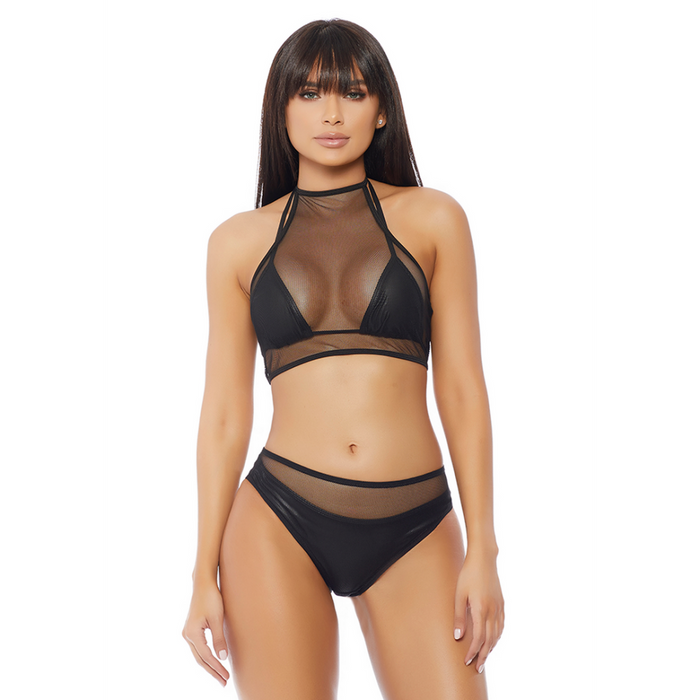 Impulse Top and Panty - Black