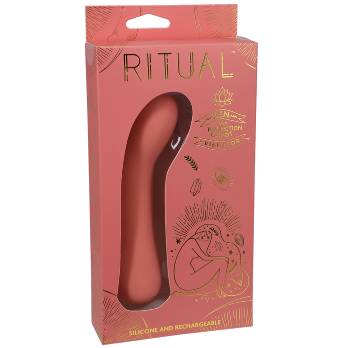 Zen - Oplaadbare Silicone G-Spot Vibe - Koraal