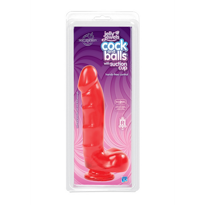 Cock and Balls with Suction Cup