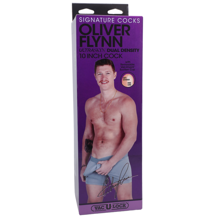 Oliver Flynn - Realistic ULTRASKYN Dildo - 10 / 25 cm - Vanilla