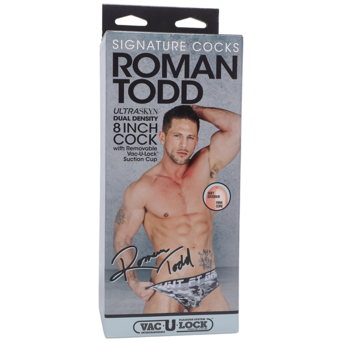 Roman Todd - Realistic ULTRASKYN Dildo - 8 / 20 cm - Vanilla