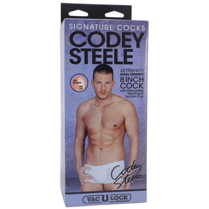 Codey Steele - Realistic ULTRASKYN Dildo - 8 / 20 cm - Vanille