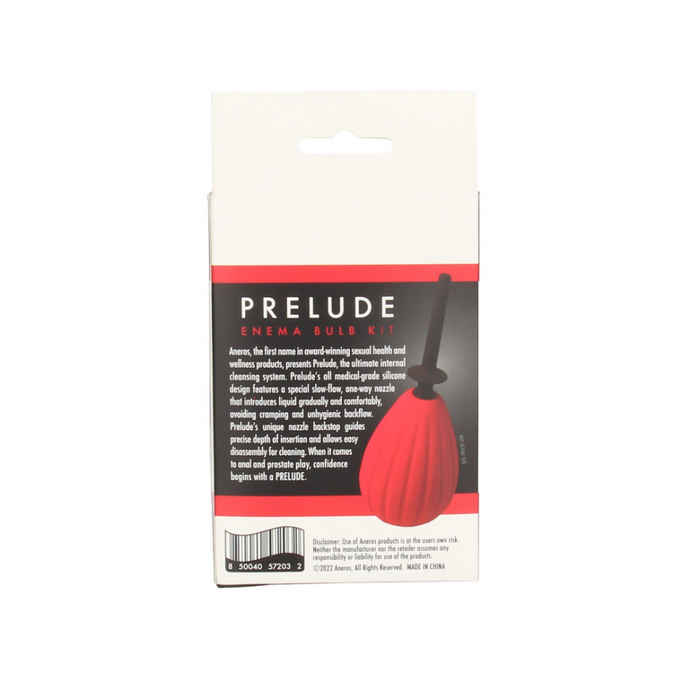 Prelude Enema Bulb Kit - Red