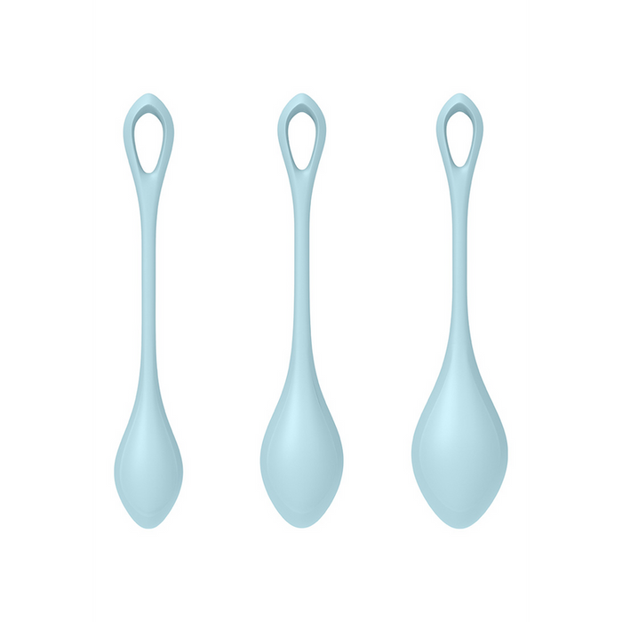 Yoni Power 2 - Kegel Balls Set - Light Blue