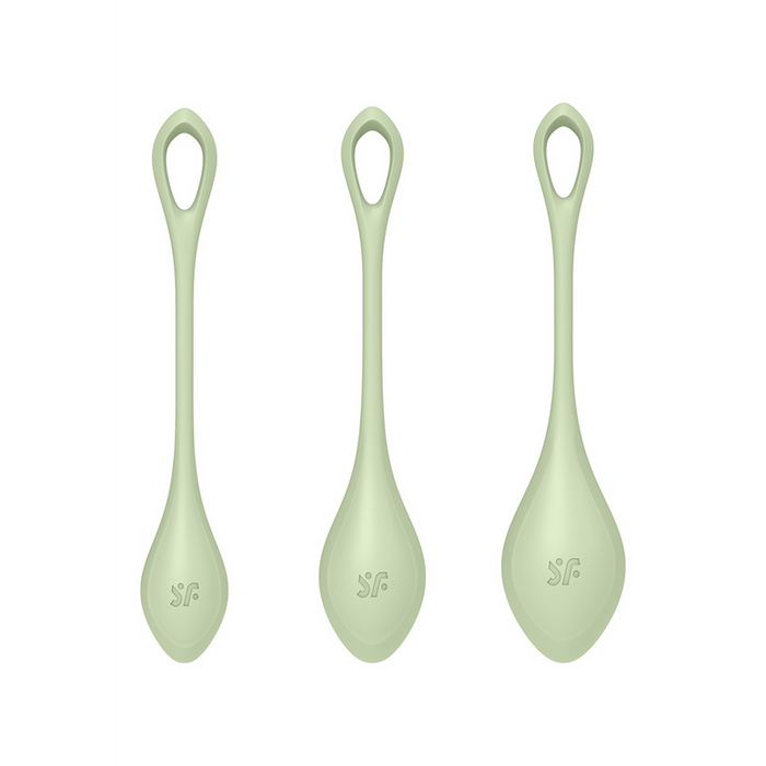 Yoni Power 2 - Kegel Balls Set - Light Green