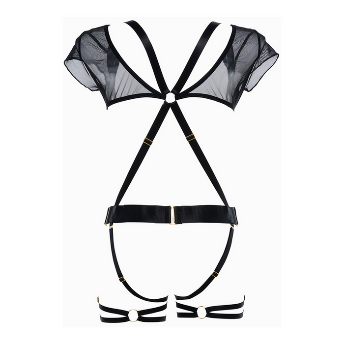 St. Tropez Babe - Suspender - OS - Black