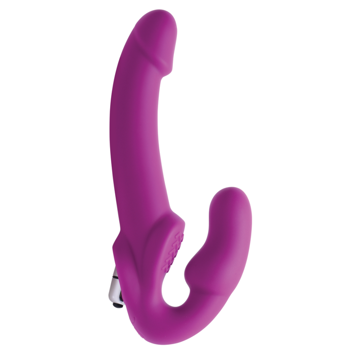 Evoke Vibrerende Strapless Siliconen Strap On Dildo