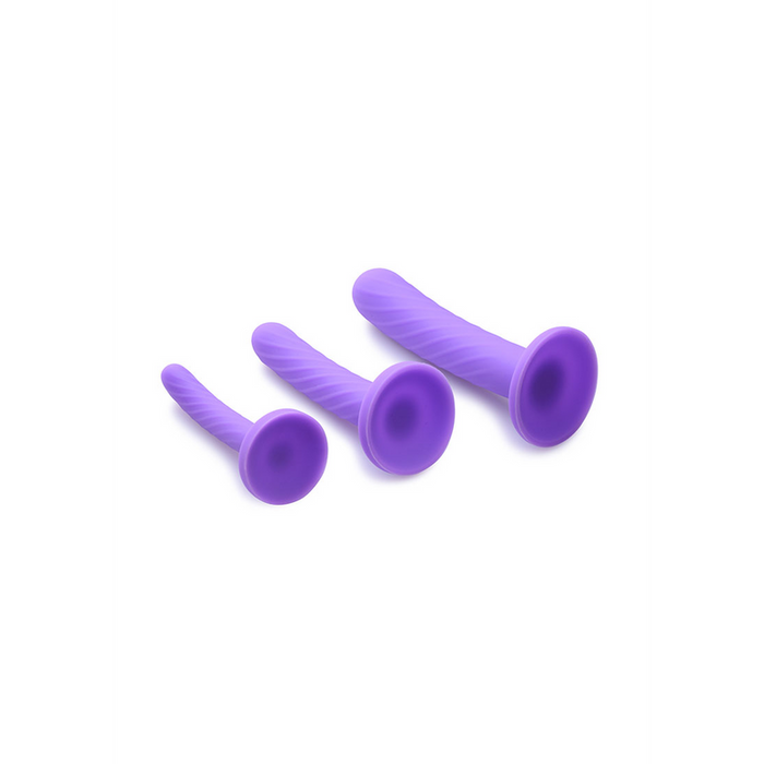 Tri-Play - 3-delige Siliconen Dildo Set