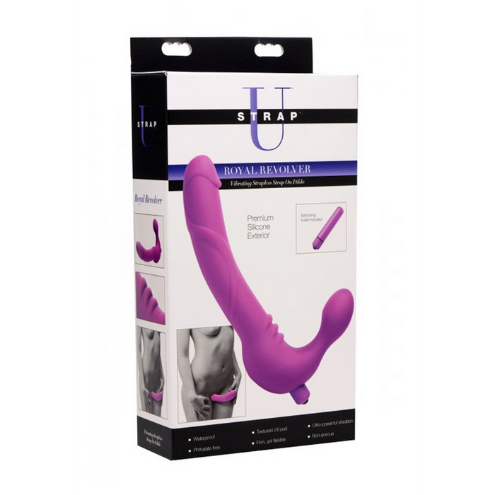 Royal Rider - Vibrerende Siliconen Strapless Strap-On