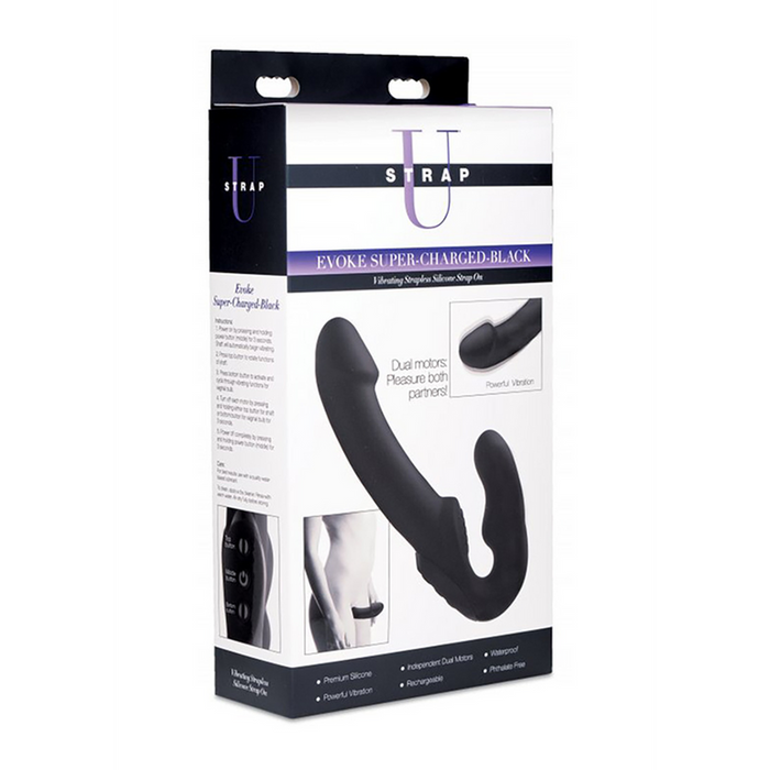 SU Evoke Super Charged - Vibrerende Strapless Dildo