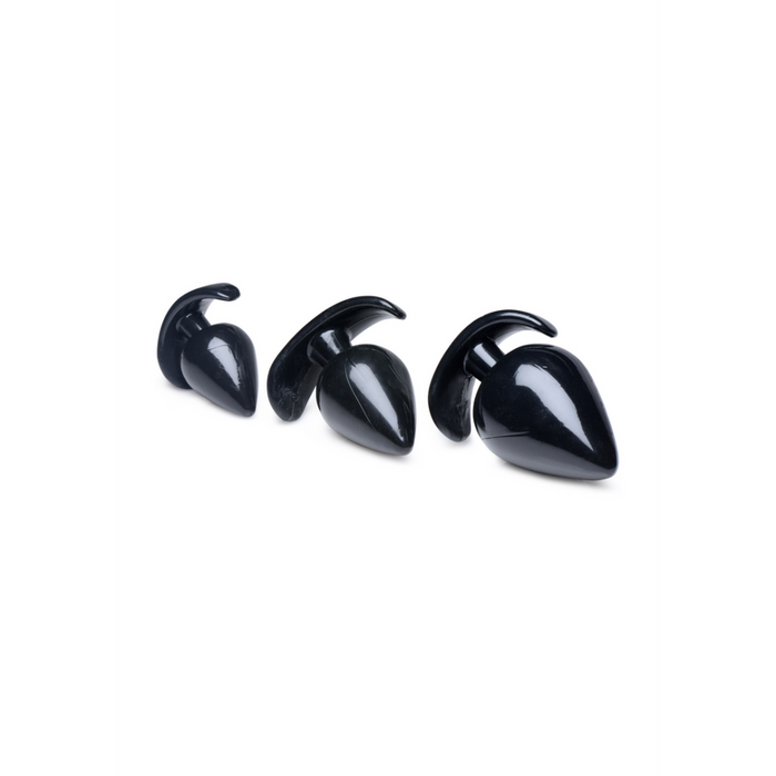 Triple Spades - 3 Piece Anal Plug Set