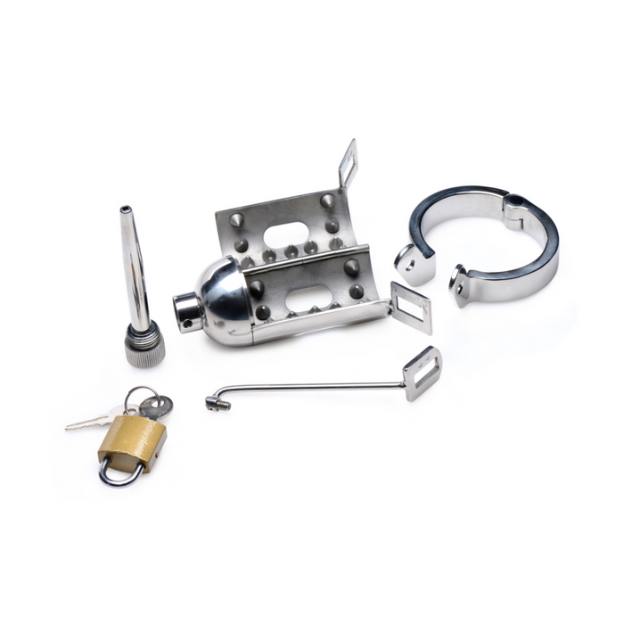 Gespiked Chamber Chastity Cage