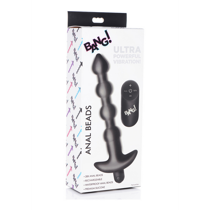 Vibrating Silicone Anal Beads and Remote Control