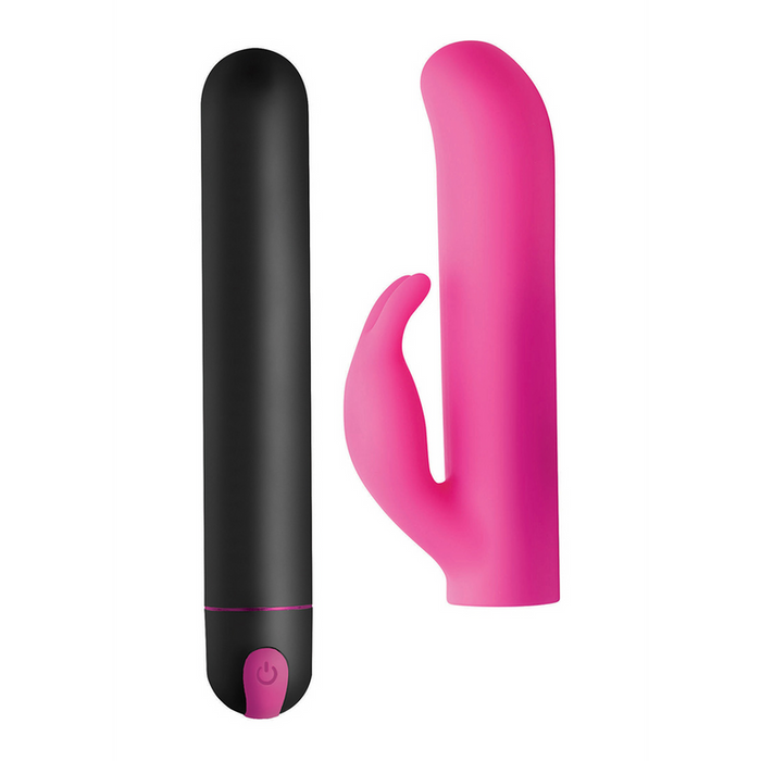 XL Bullet en Rabbit Silicone Sleeve