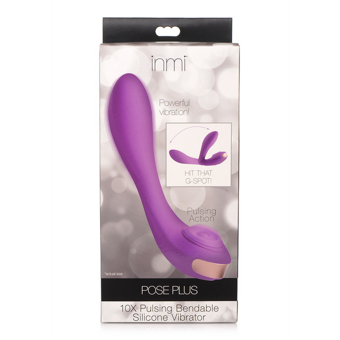 Pose Plus - Buigbare Pulserende Siliconen Vibrator